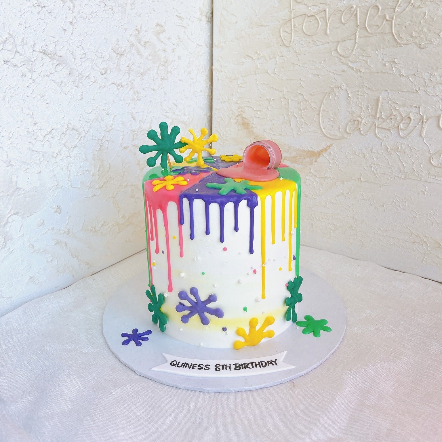 Colorfull Splash Cake