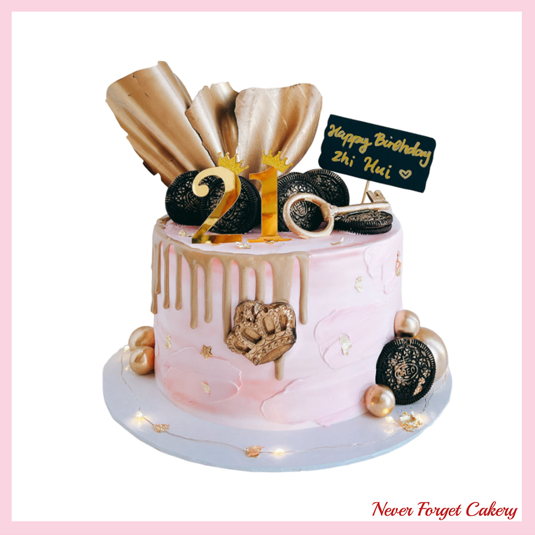 She Turn 21 Cake