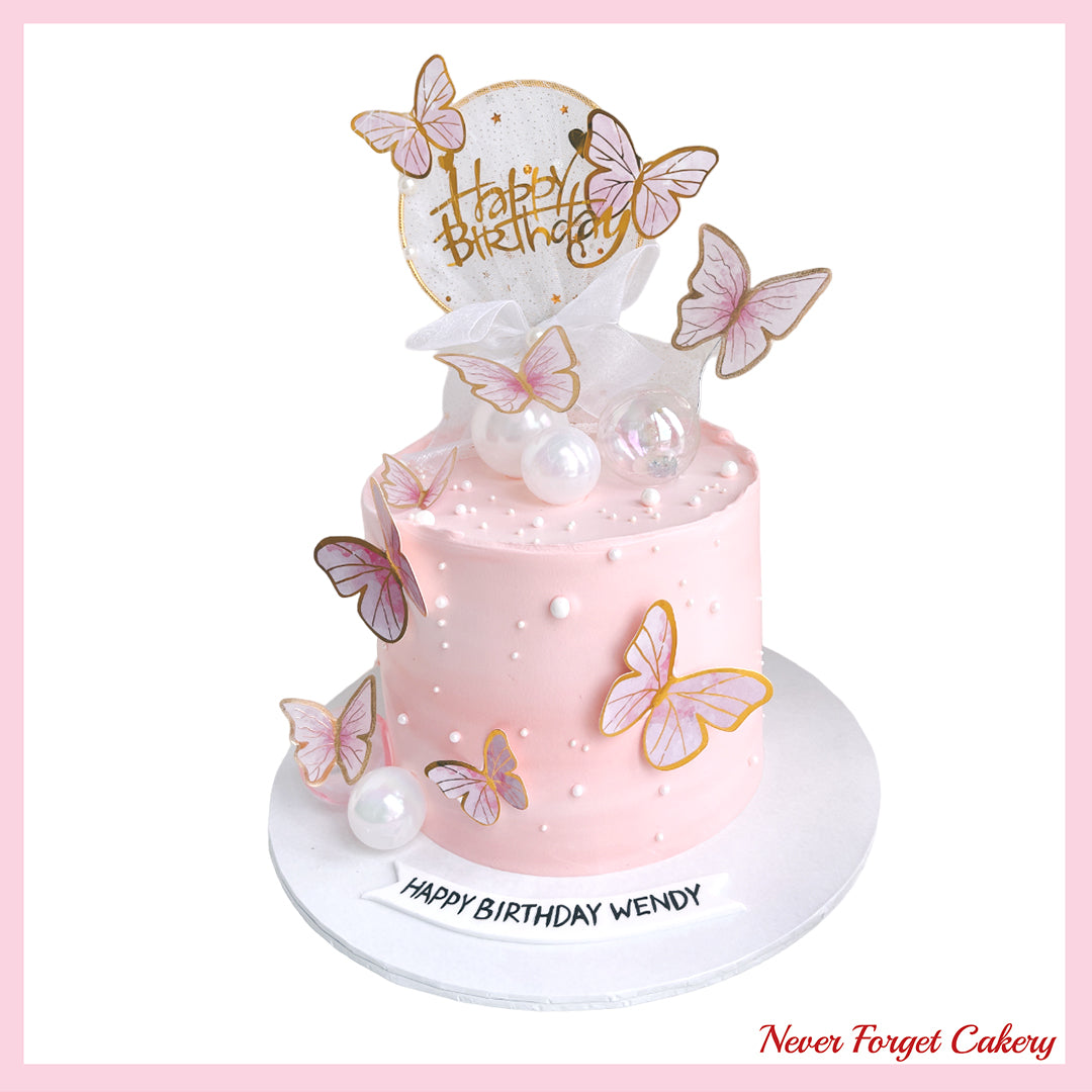Graceful Butterfly Cake