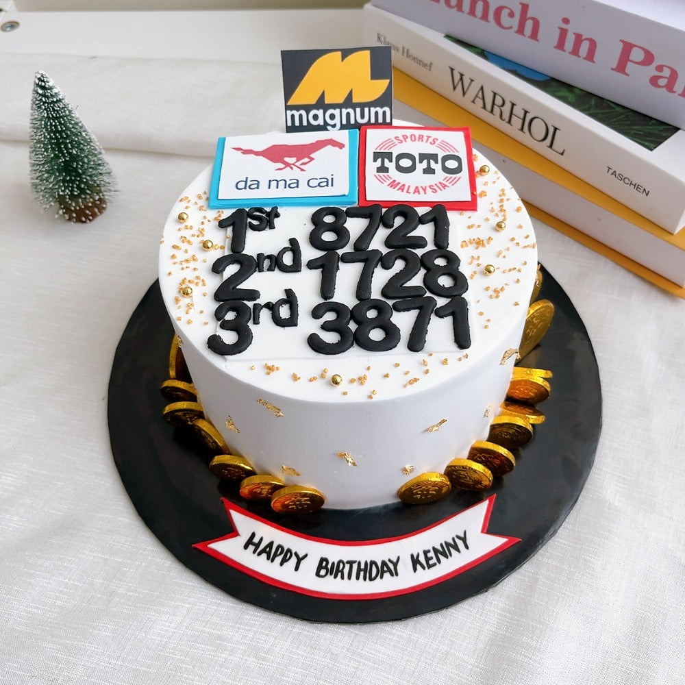 4d Lucky Number Cake
