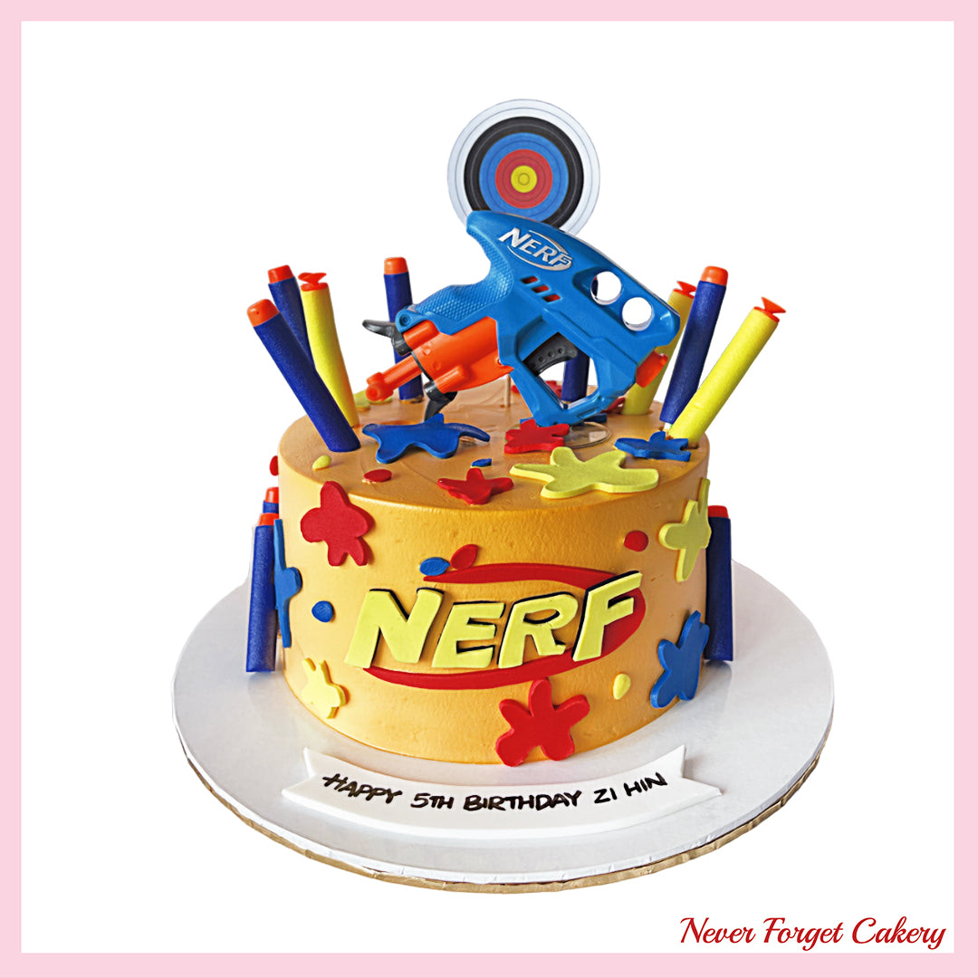 Nerf Gun Cake