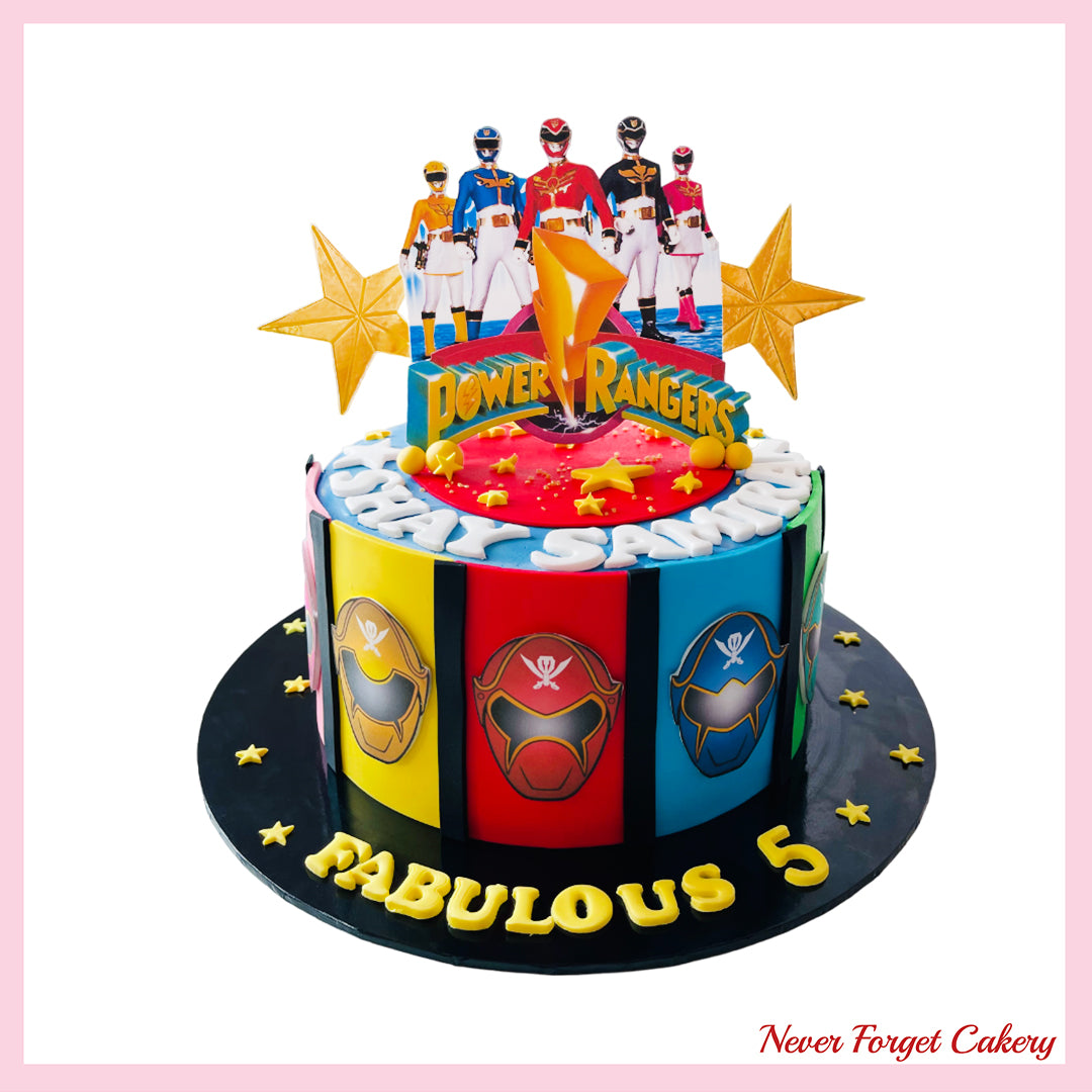 Power Rangers Cake