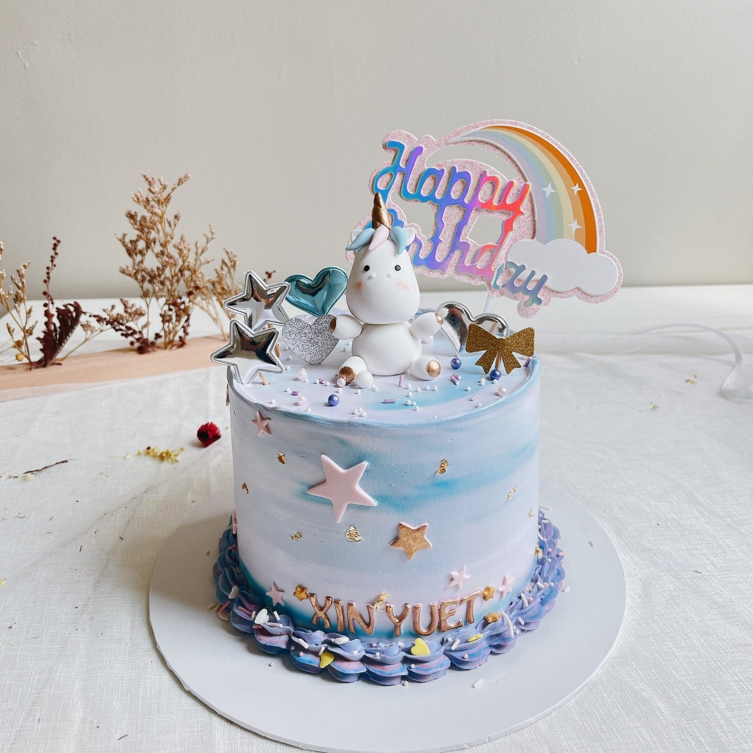 Unicorn Galaxy Cake