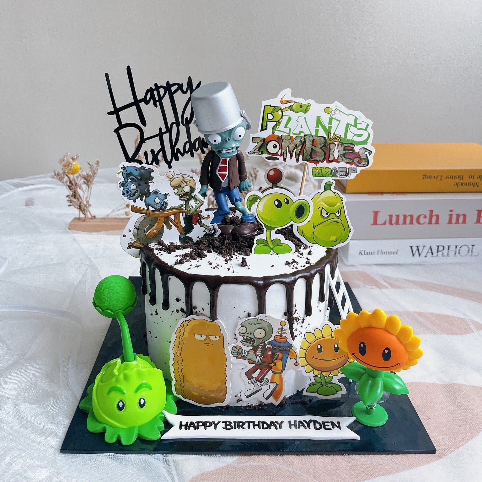 Plant Vs Zombie Cake