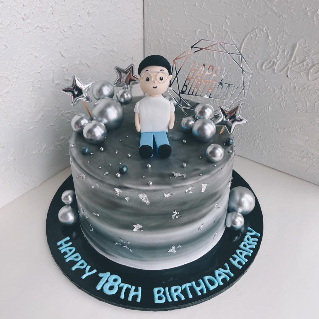 Boy 18th Birthday Cake