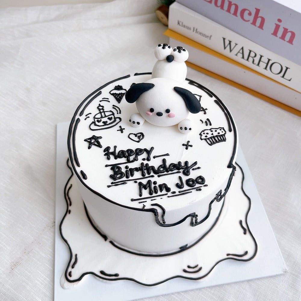 Dog Comic Cake