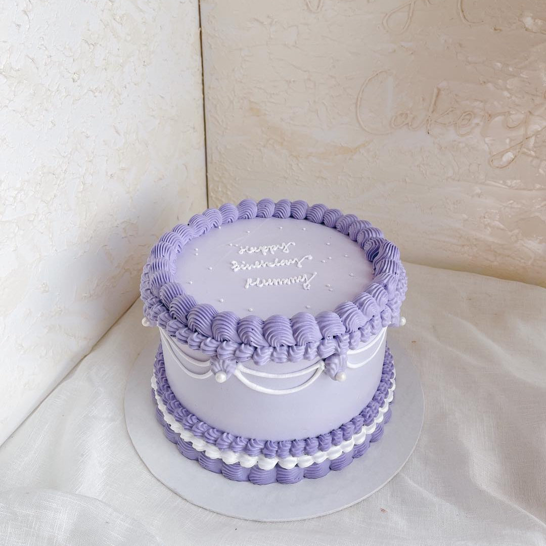 Purple Vintage Cake