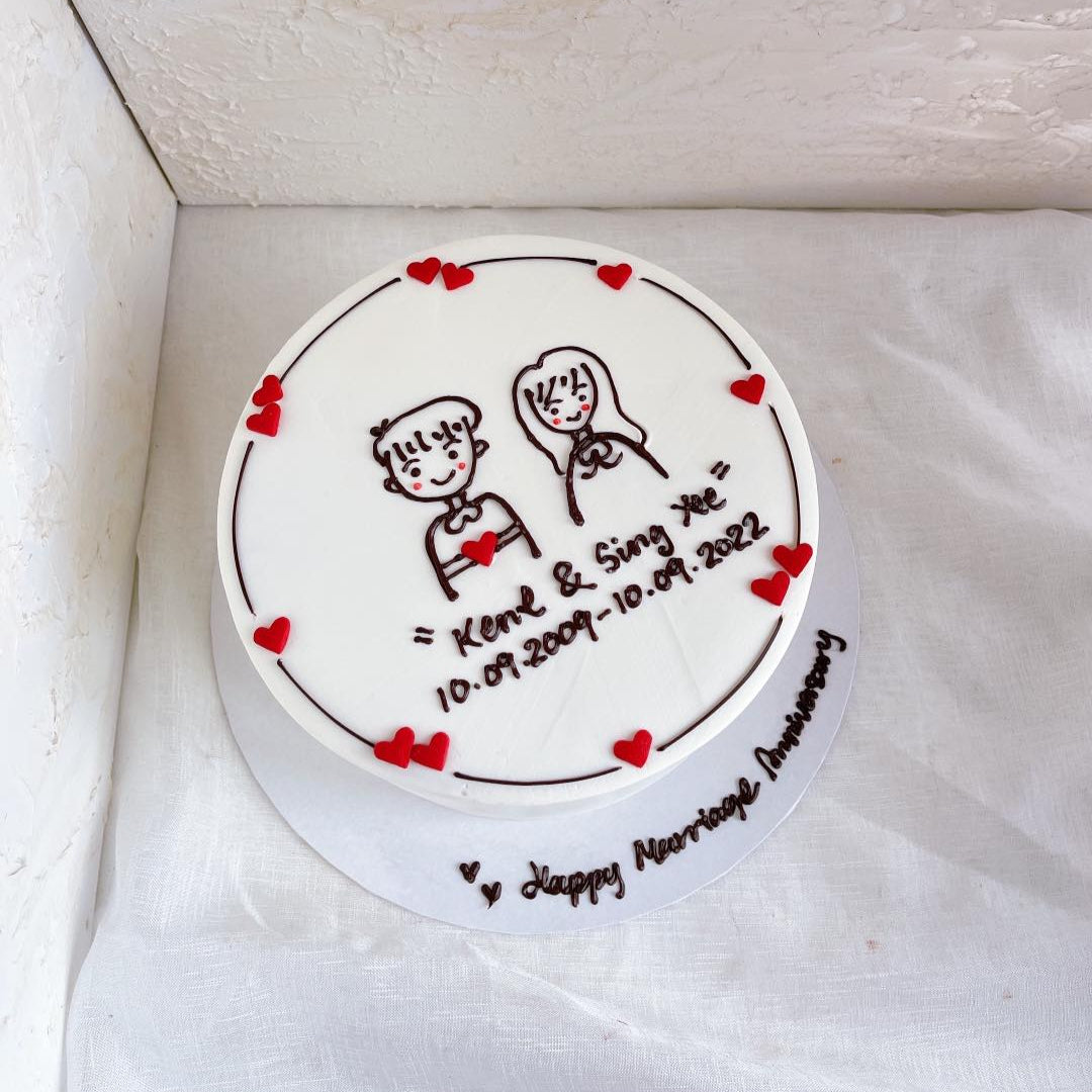Together Anniversary Cake