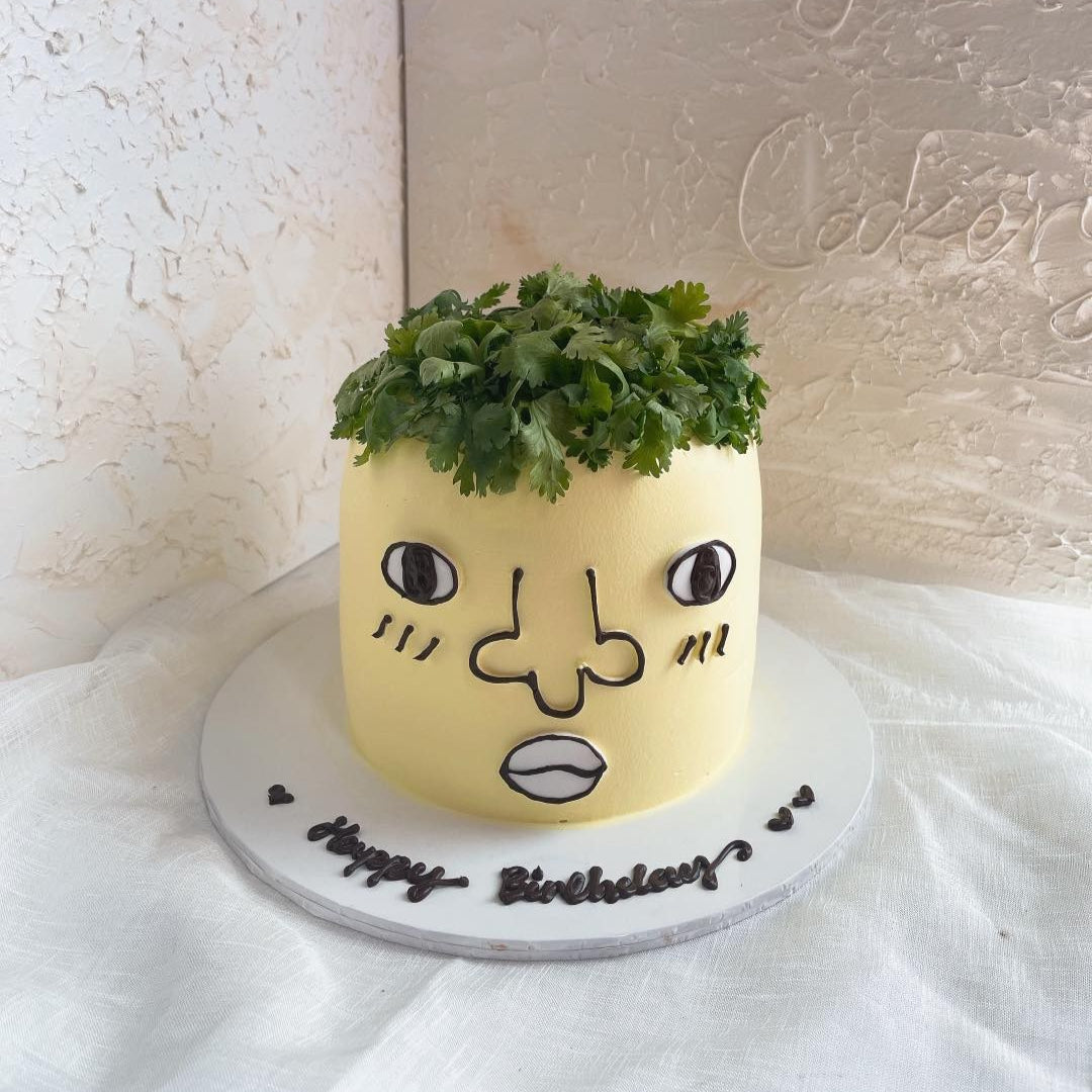 Celery Hair Cake
