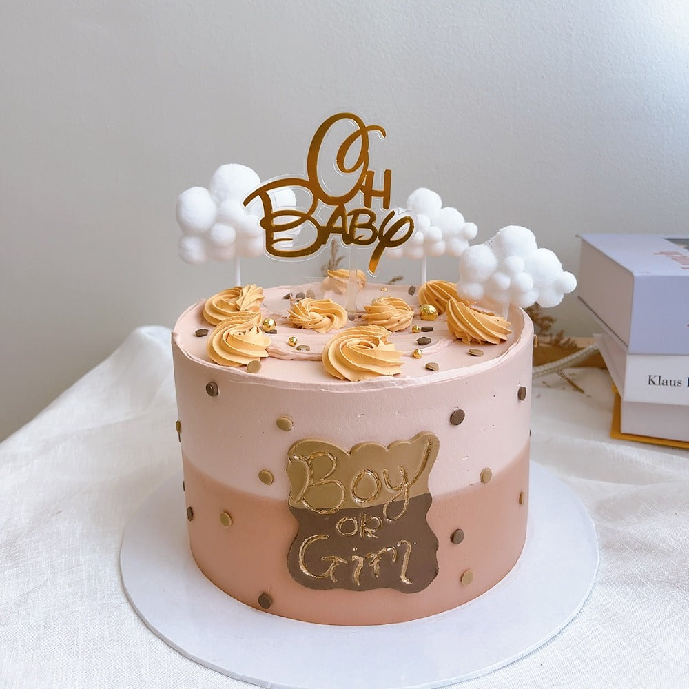 Gender Reveal Oh Baby Cake