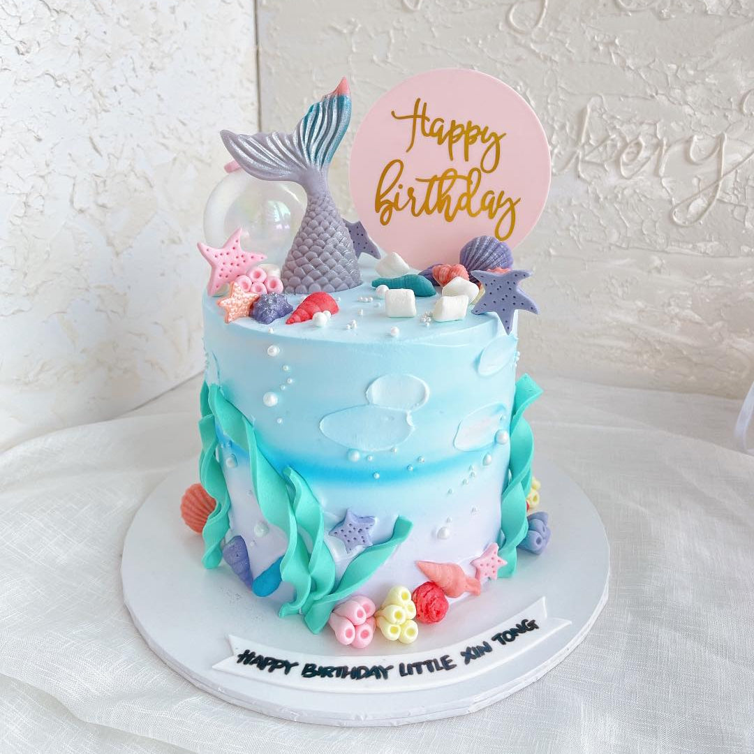 Mermaid Ocean Cake