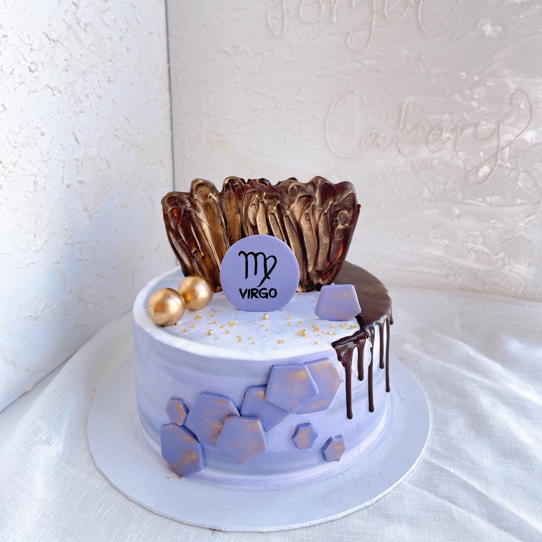 Purple Virgo Cake