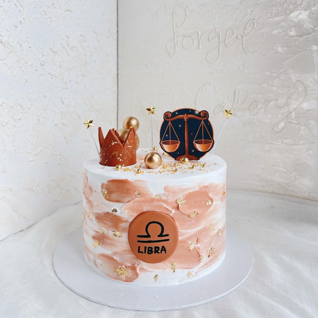 Libra Birthday Cake