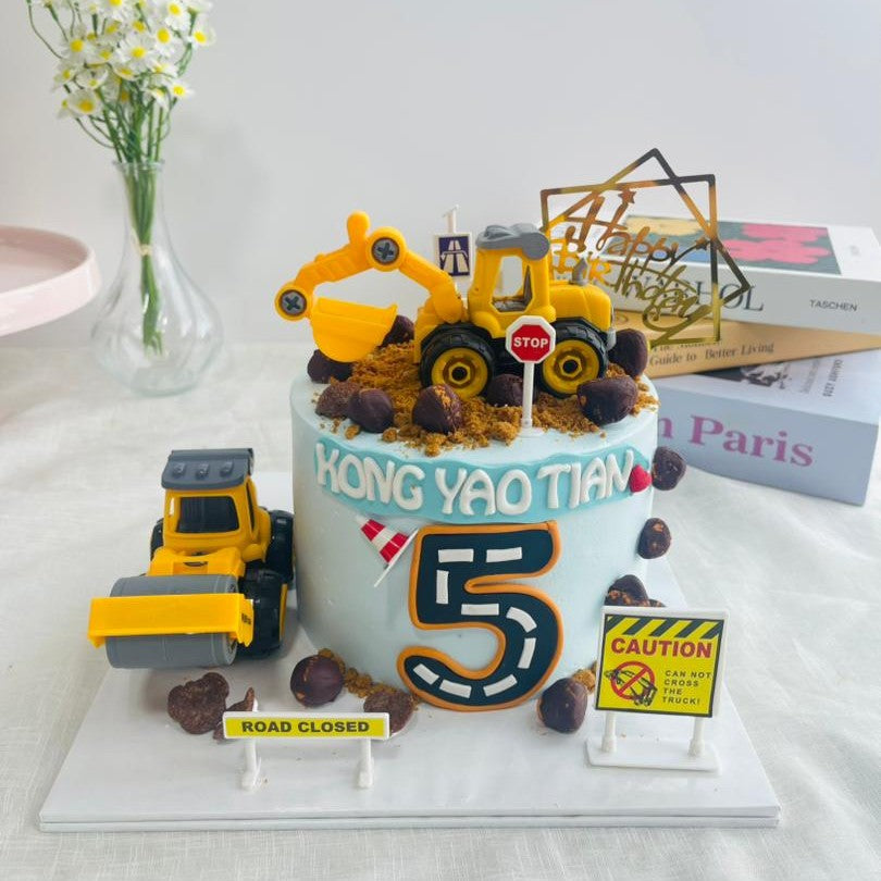 Bluey Construction Cake