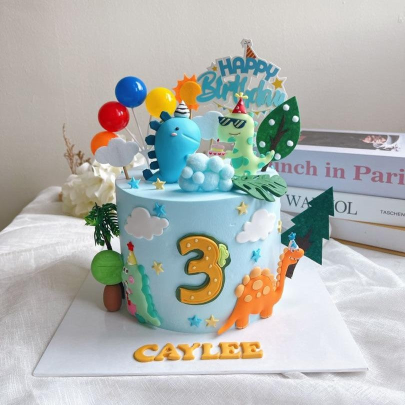 Bluey Dinosaur Cake
