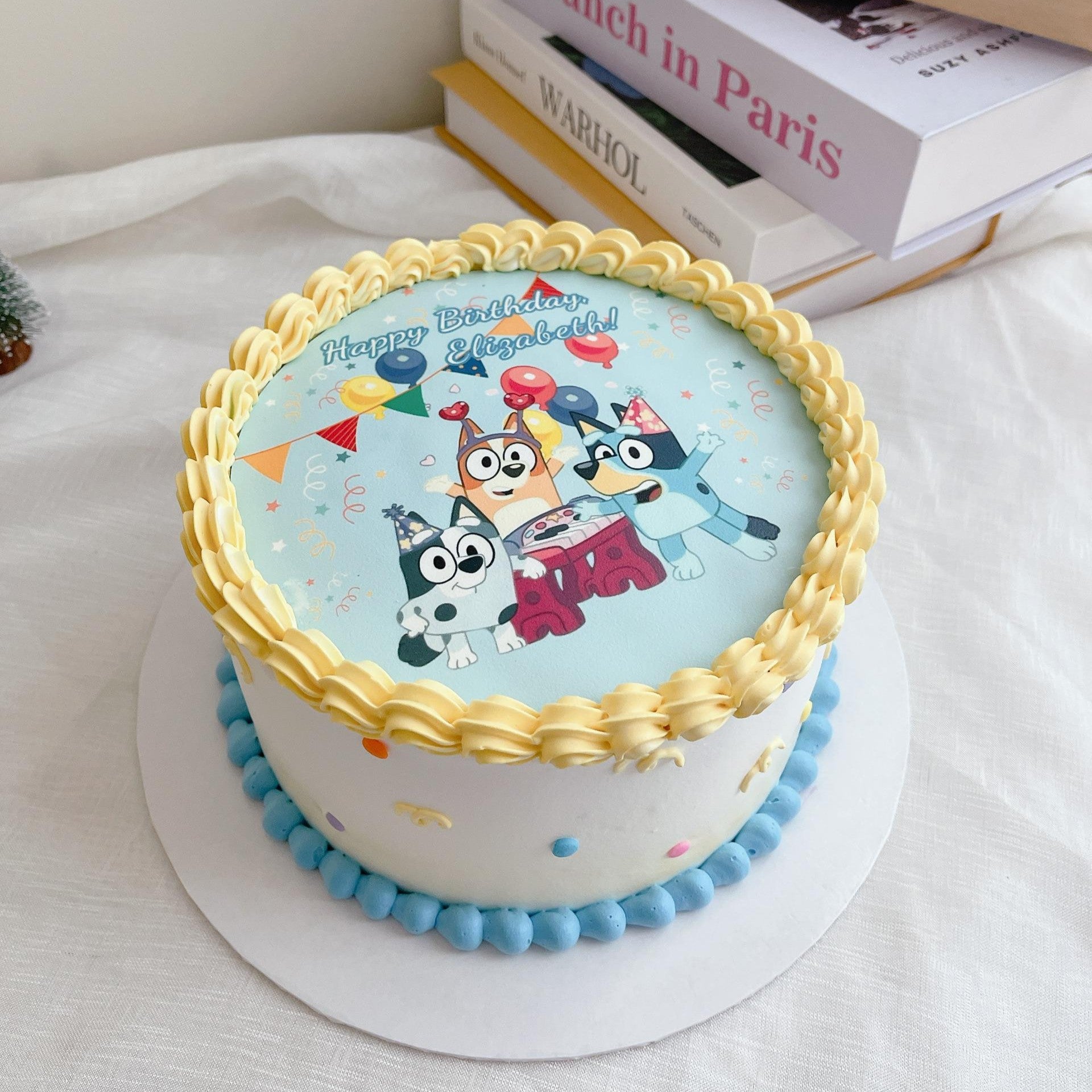 Bluey Sugar Print Cake