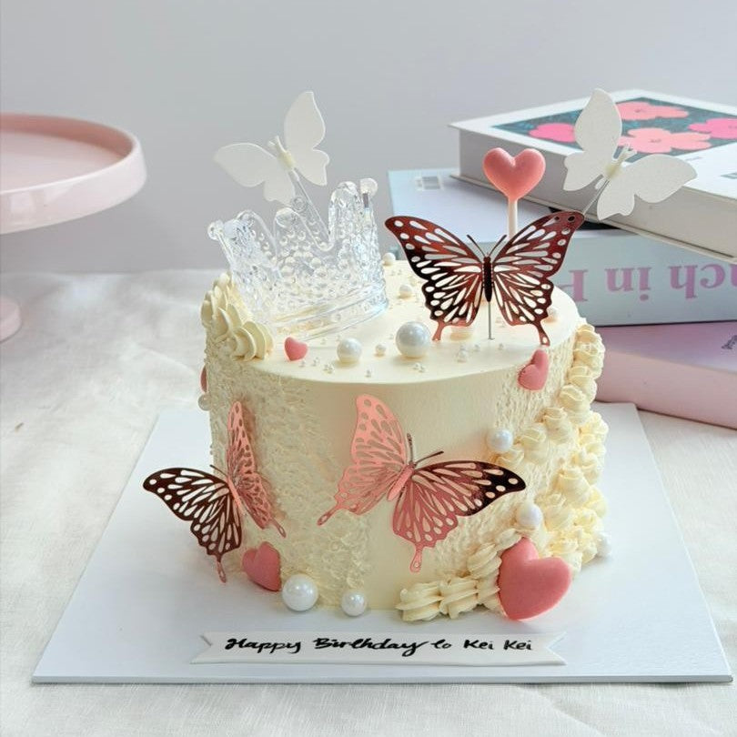 Butterfly Crown Cake