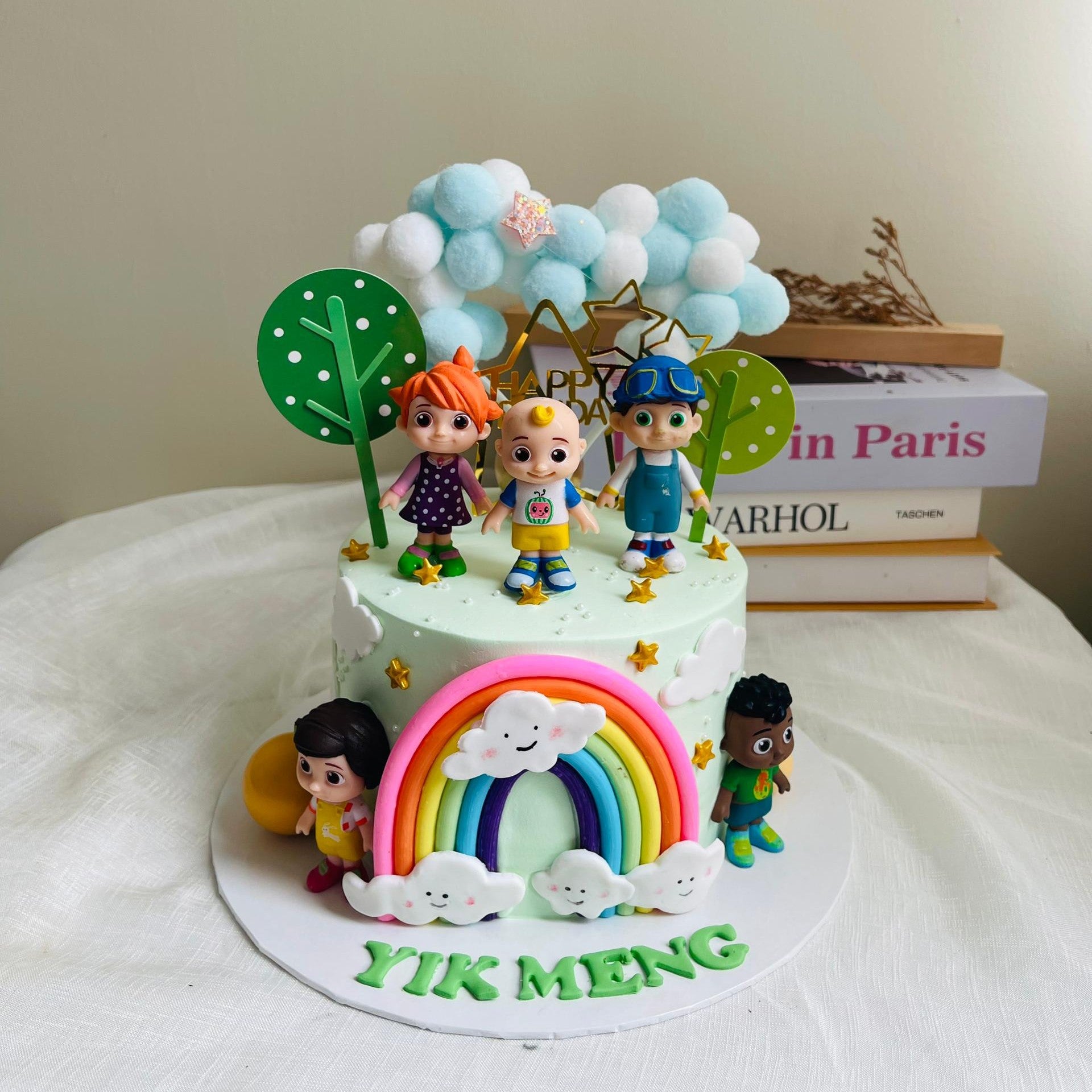 Cocomelon Rainbow Cake
