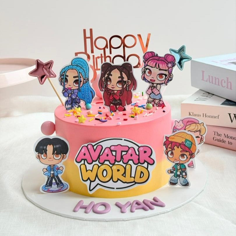 Cute Avatar World Cake