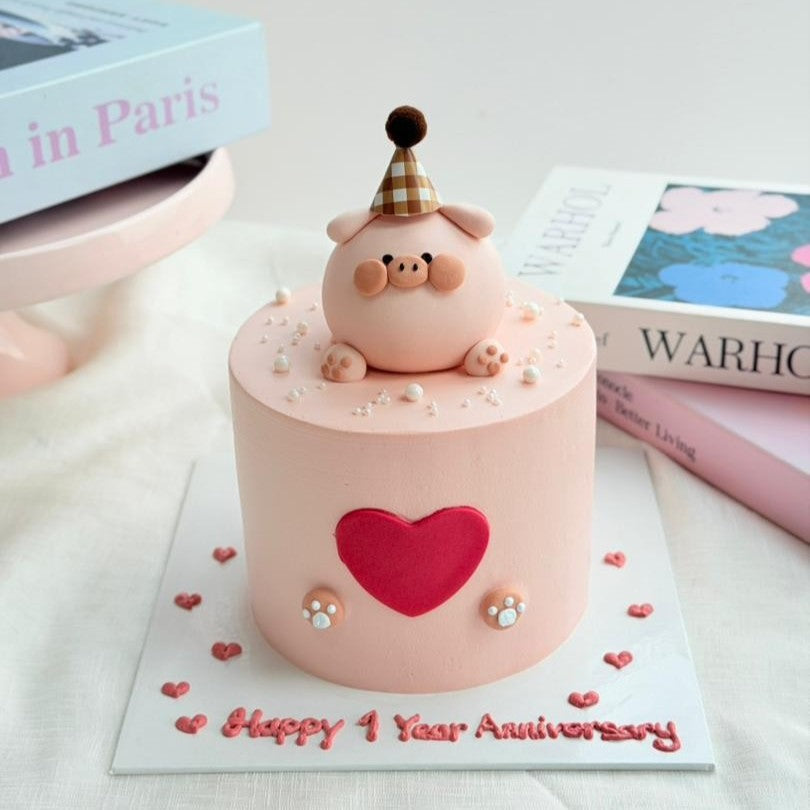 Cute Little Piggy Cake