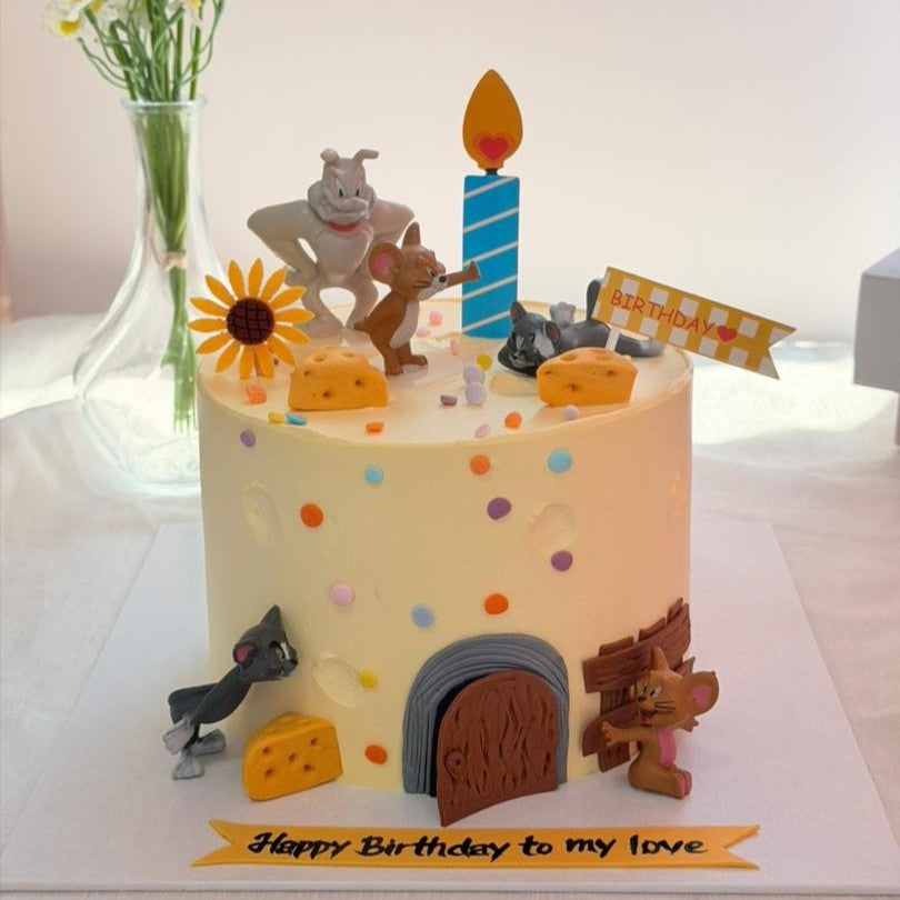 Cute Tom & Jerry Cake
