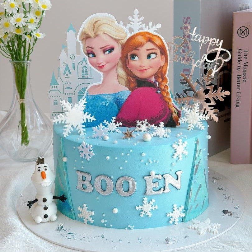 Elsa & Anna Cake