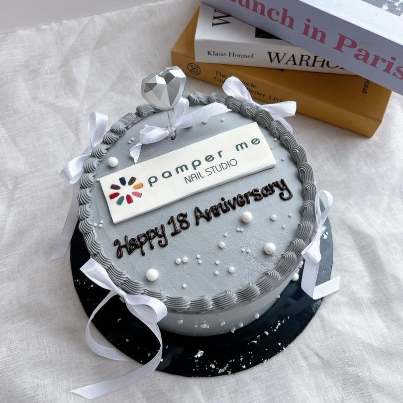 Greylish Ribbon Cake