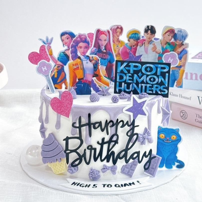Huntrix & Saja Boys Party Cake