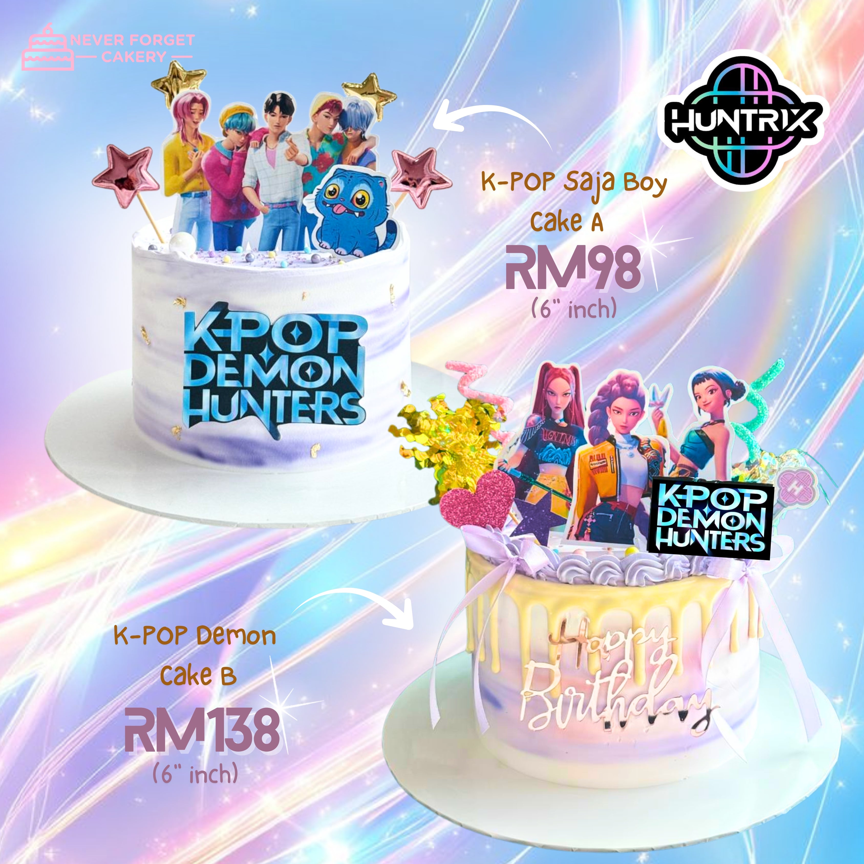 Kpop Demon Saja Boy Cake Promotion
