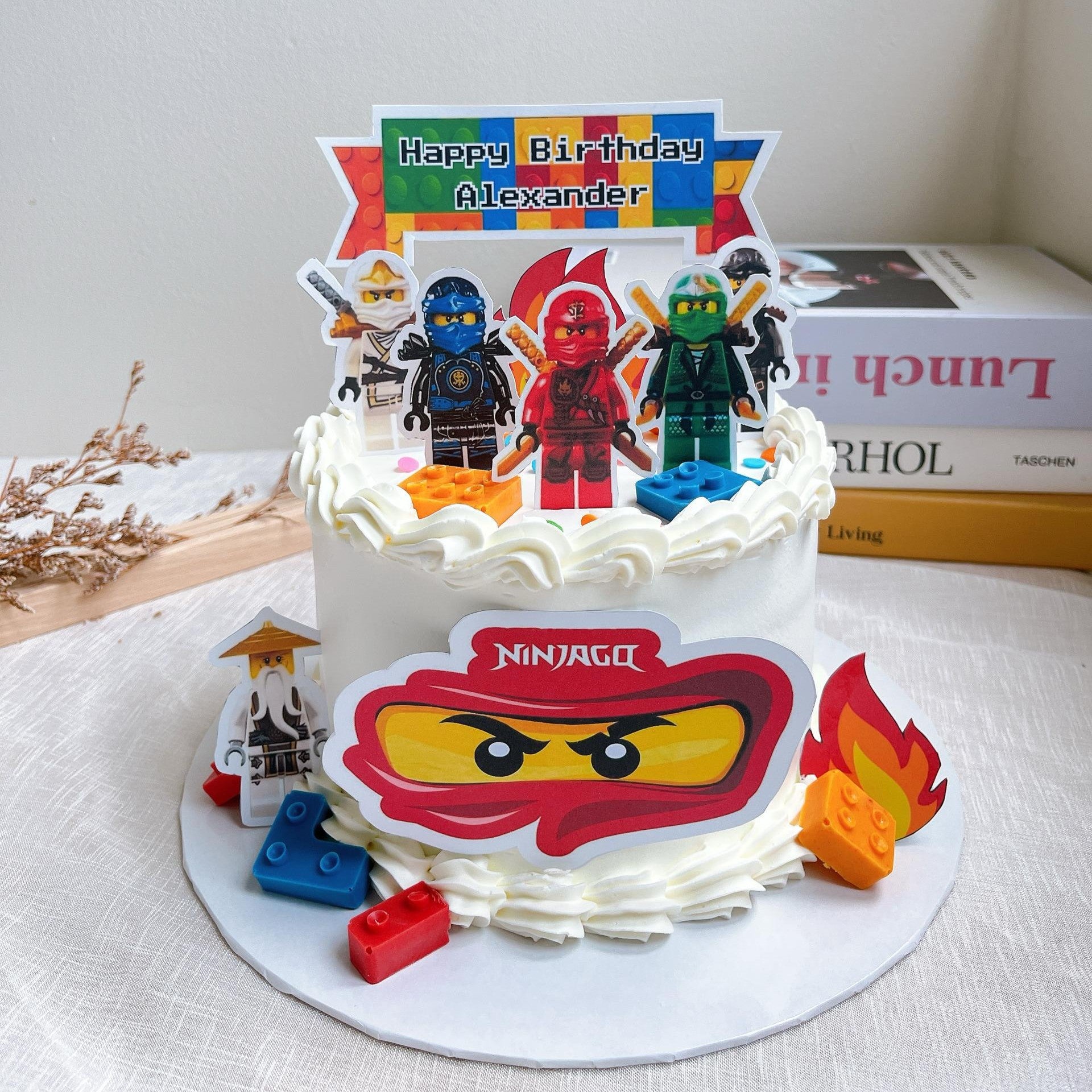 Lego Samurai Cake