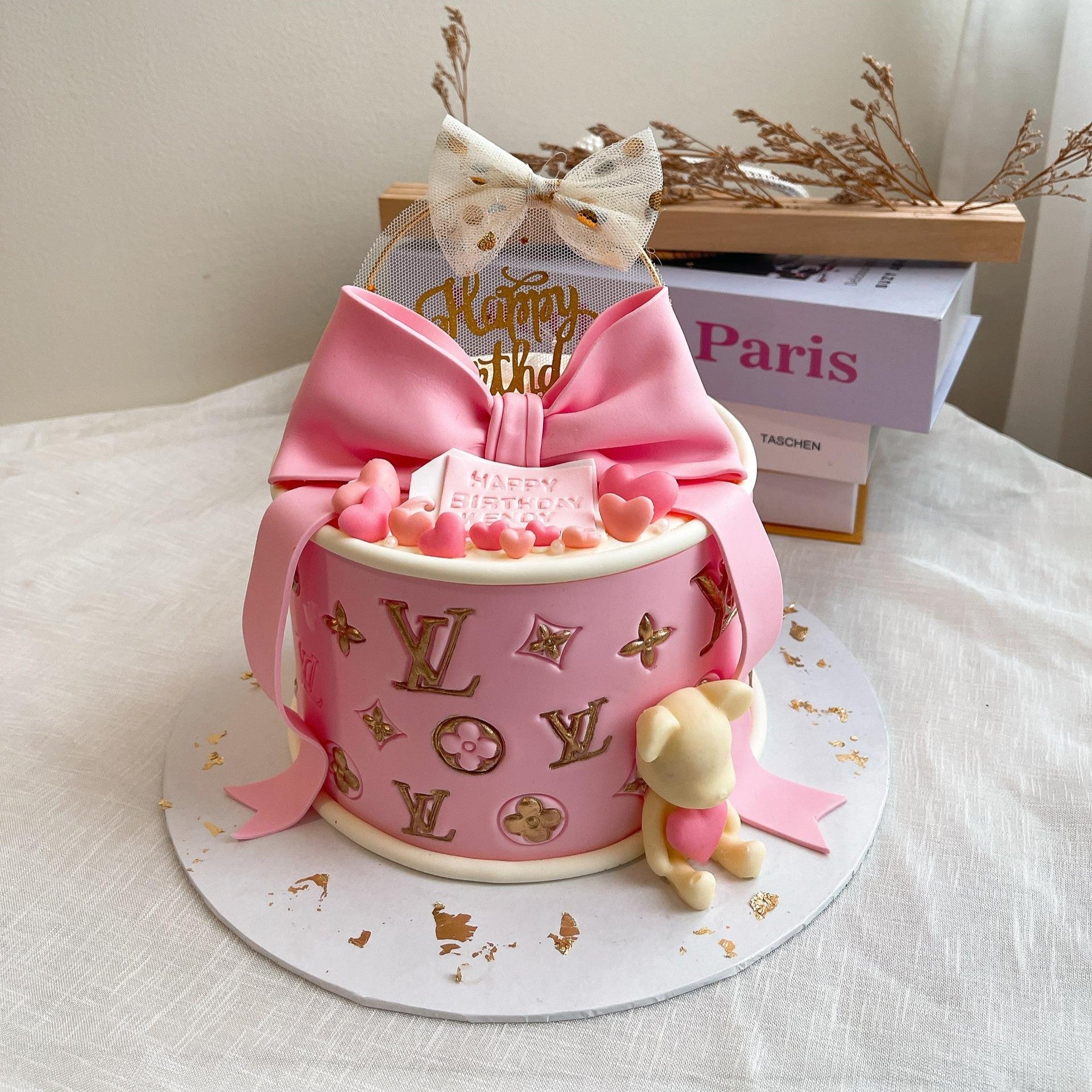 Pinky LV Bear Cake