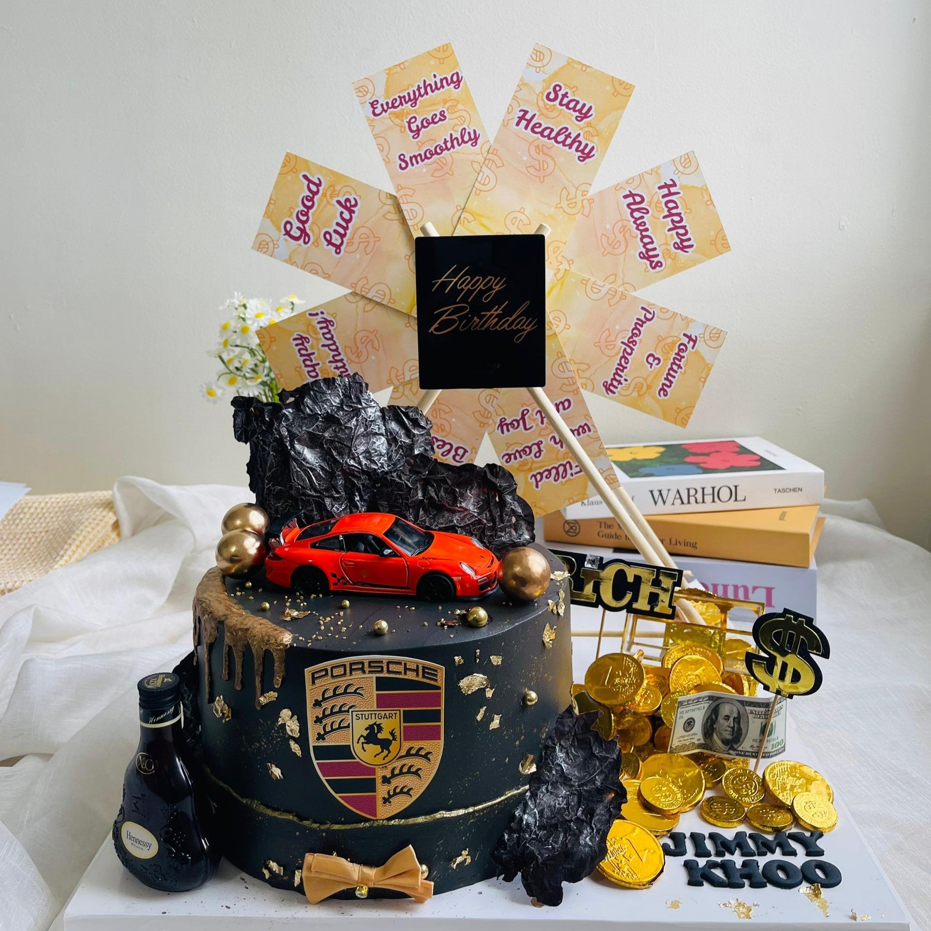 Porsche Ferris Wheel Cake