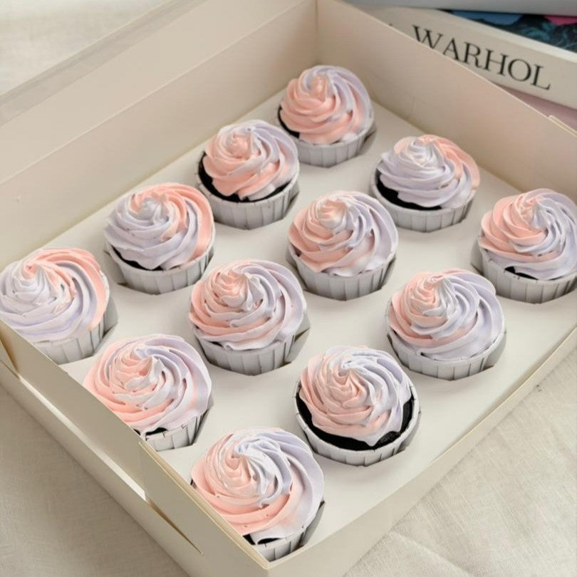 Purple & Pink Cupcake