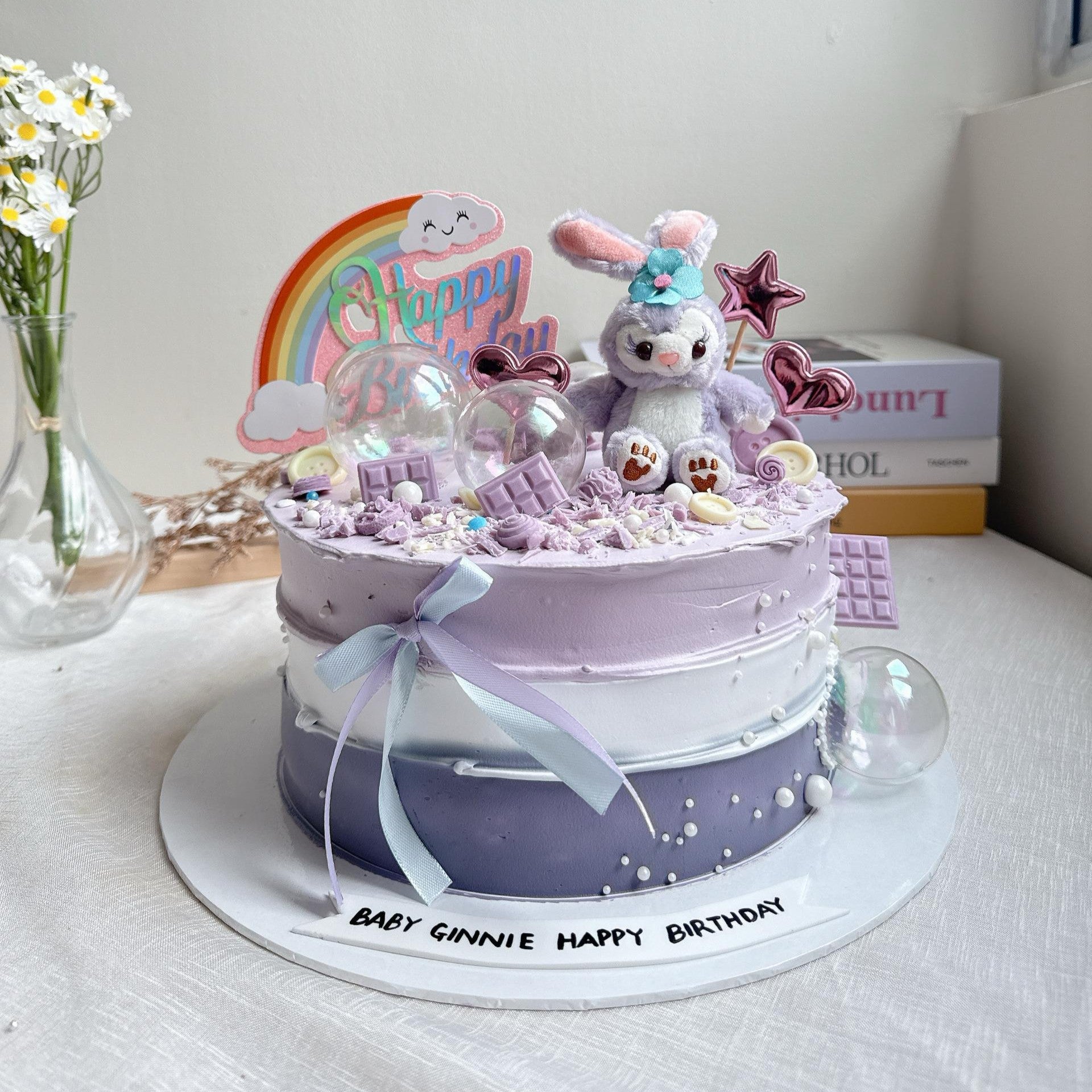 Purplish Stella Lou Cake