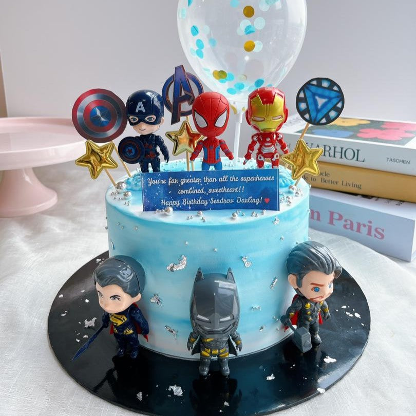 Superhero Team Cake