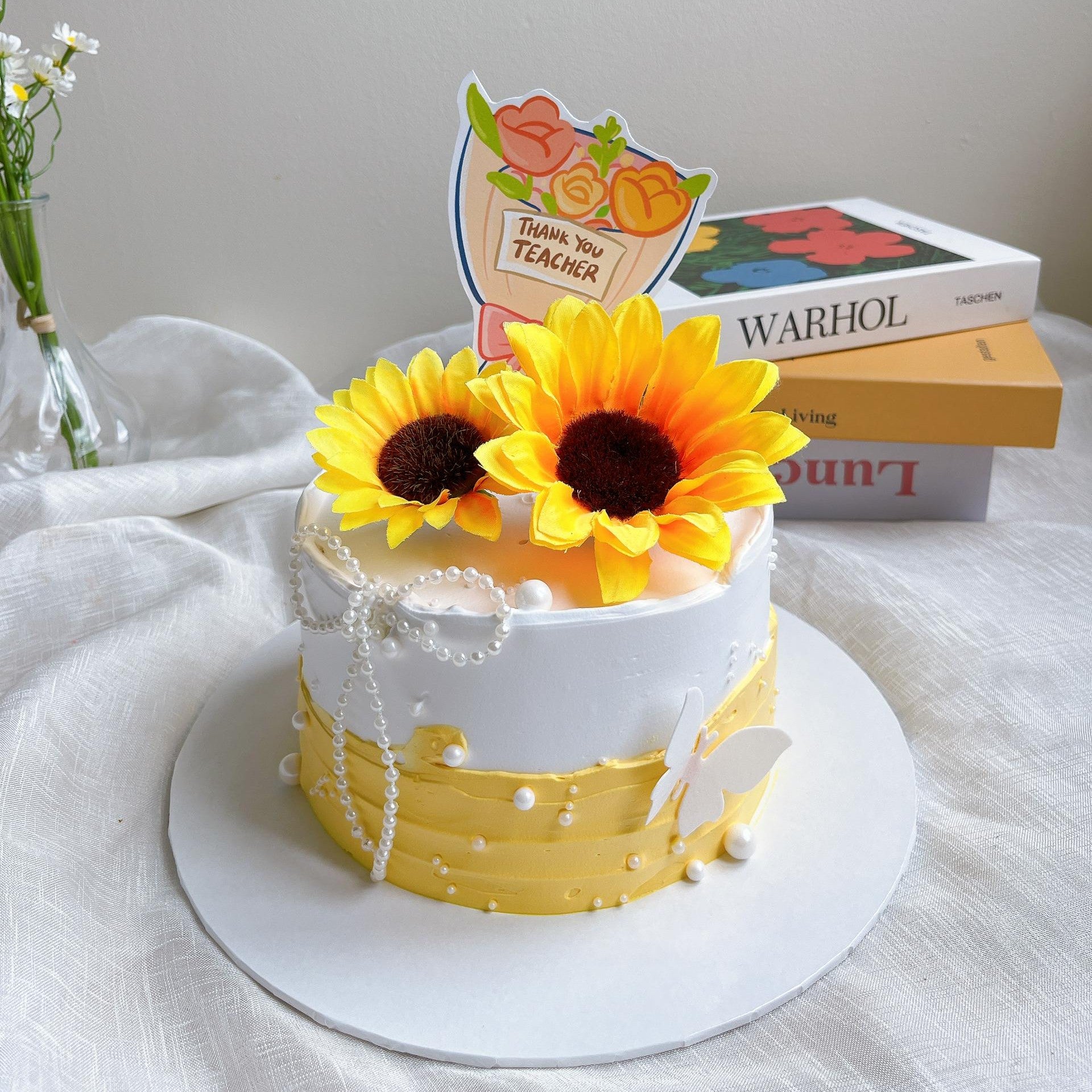 Teacher SunFlower Cake
