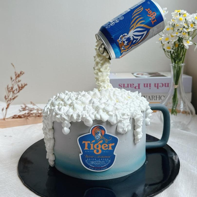 Tiger Draught Beer Cake