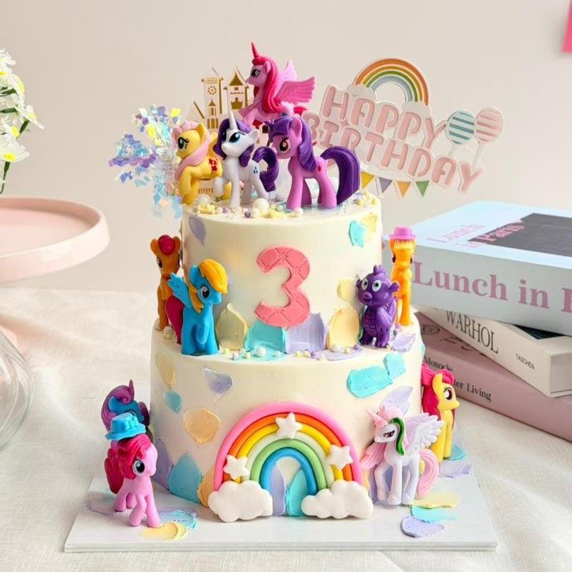Two Tier My Little Pony Friends Cake