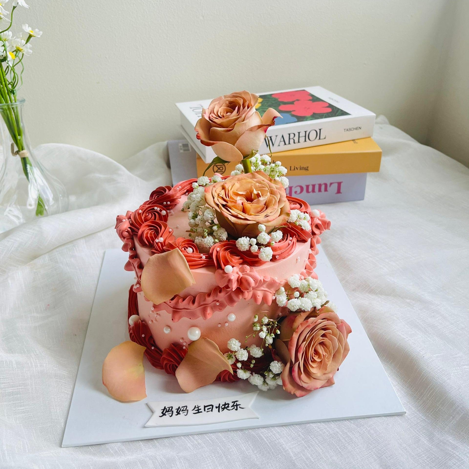 Vintage Rose Cake