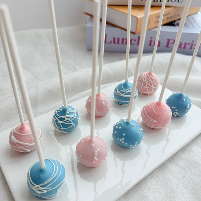 Blue Pink Cake Pop