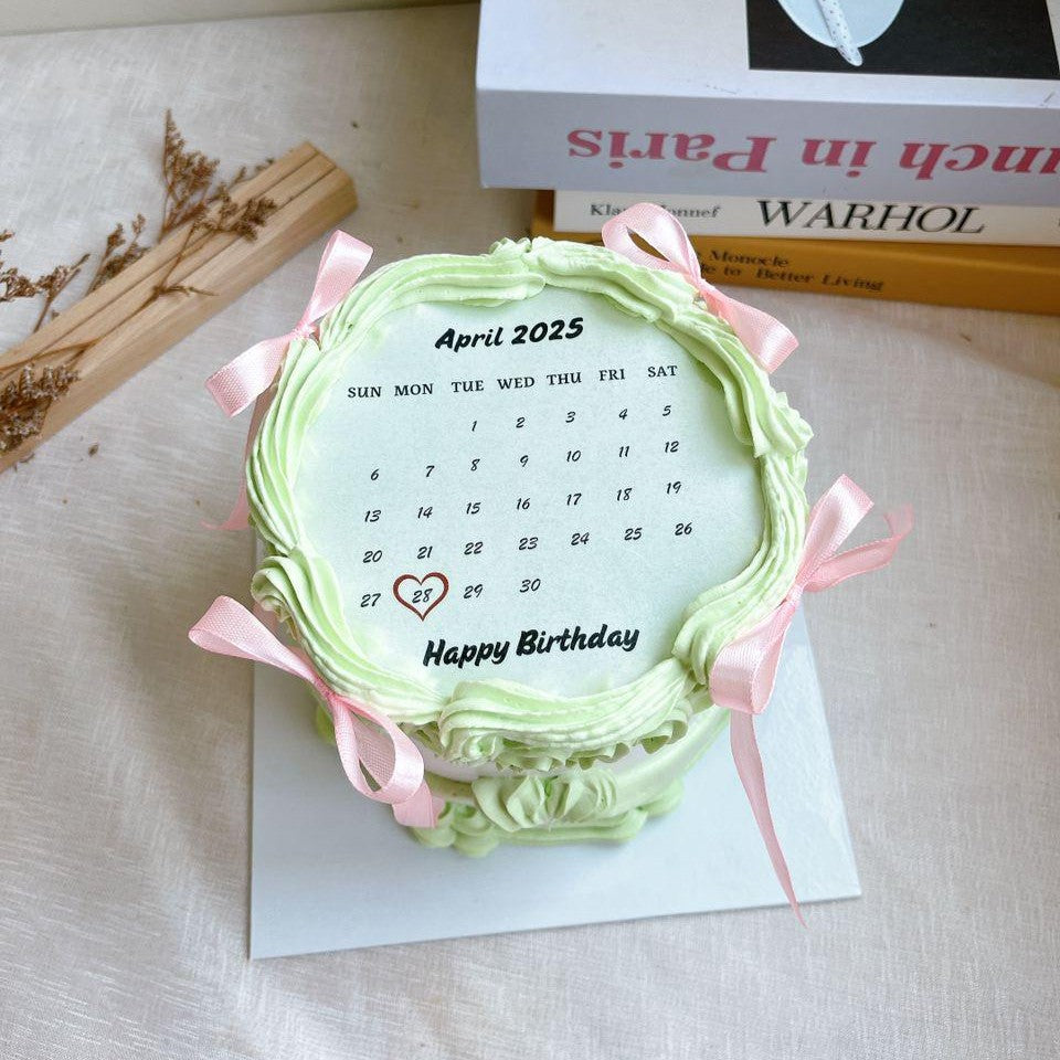 Yellowish Flaming Cake