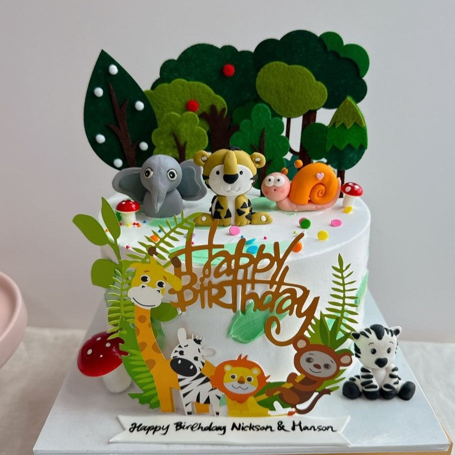 Zoo Party Cake