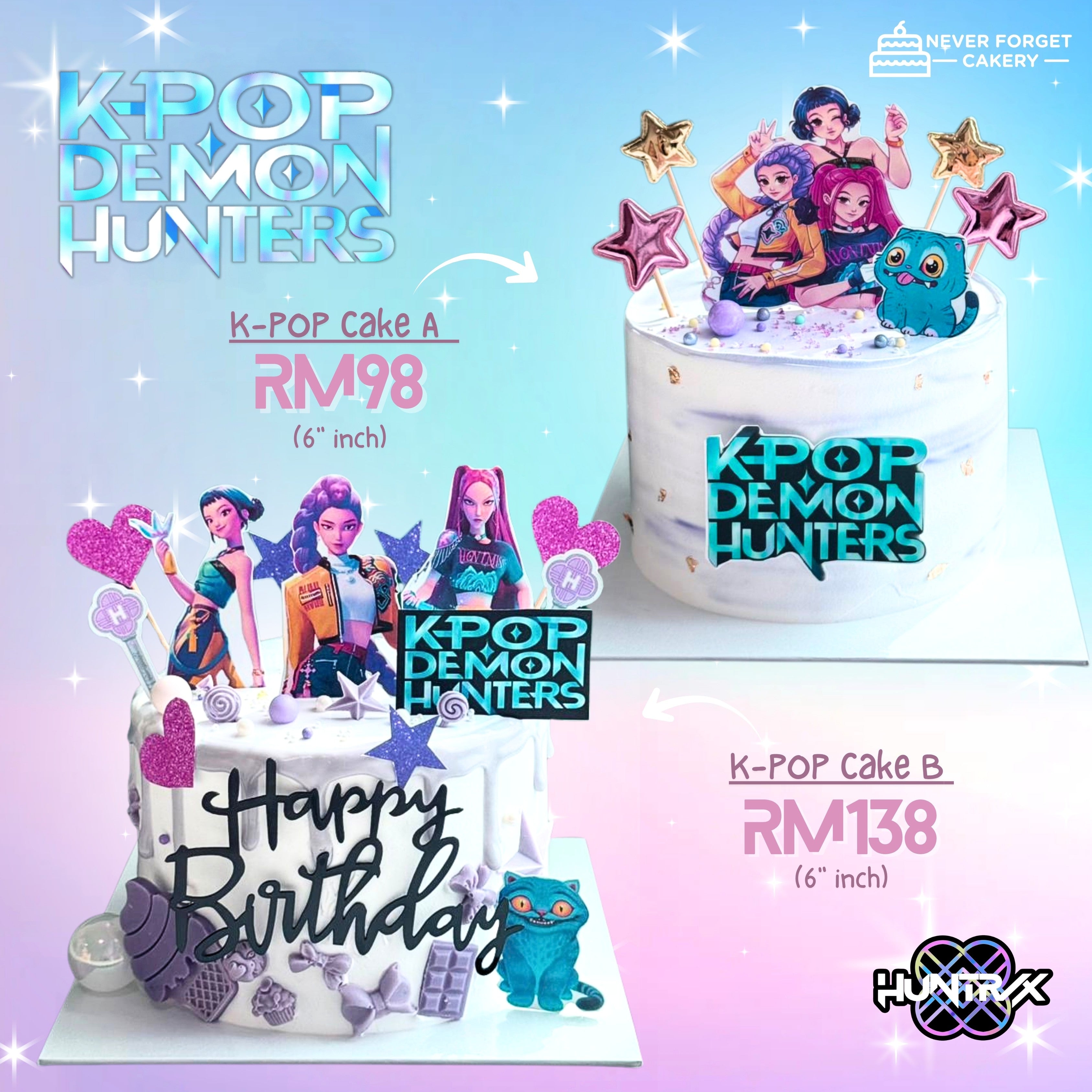 Kpop Demon Cake Promotion